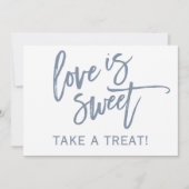 Invitation Panneau pour candy bar / buffet de mariage 5X7 | B (Devant)