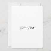 Invitation Panneaux aquarelle (Dos)