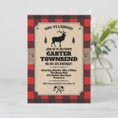Invitation Panneaux d'Elk Kraft Plaid de Russe Buffalo (Debout devant)