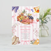 Invitation Panneaux et vaches Fête des mariées de charcuterie (Debout devant)