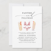 Invitation Panneaux & Palomas Fête des mariées Bachelorette (Devant)