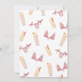 Invitation Panneaux & Palomas Fête des mariées Bachelorette (Dos)