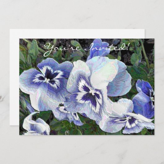 INVITATION PANSIERS (Devant / Derrière)