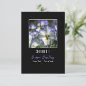 Invitation Pansies 2 Service commémoratif des célébrations de (Debout devant)