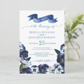 Invitation Pansies peintes (Debout devant)