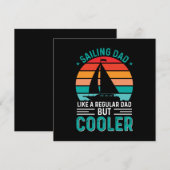 Invitation Papa à la voile (Devant / Derrière)