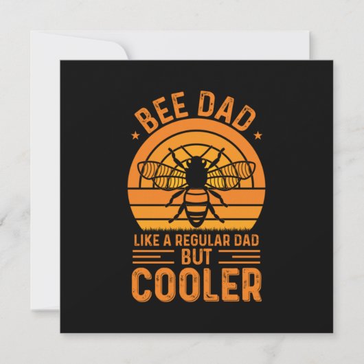Invitation Papa abeille (Devant)