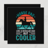 Invitation Papa Cheval (Devant / Derrière)