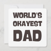 Invitation papa le plus drôle du monde (Devant)