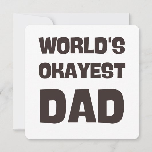 Invitation papa le plus drôle du monde (Devant)