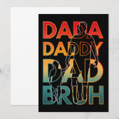 INVITATION PAPA PAPA PAPA BRUH (Devant / Derrière)