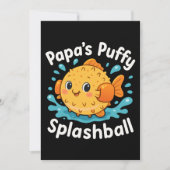 Invitation Papa’s Puffy Splashball Funny Water Fish (Devant)
