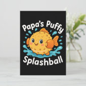 Invitation Papa’s Puffy Splashball Funny Water Fish (Debout devant)