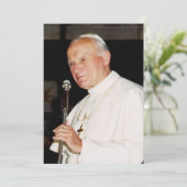 Invitation Pape Saint Jean-Paul II (Debout devant)