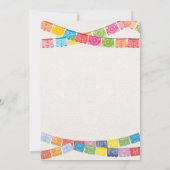 Invitation Papel Picado Elegant Colorful Boda Spanish Wedding (Dos)