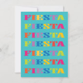 Invitation Papel Picado Fête des mariées mexicaine Fiesta (Dos)