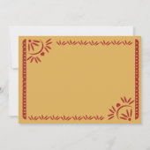 Invitation Papel Picado Fiesta Sweet 16 Saint-Jacques mexicai (Dos)