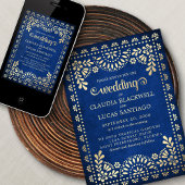 Invitation Papel Picado Mariage