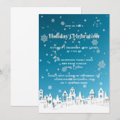 Invitation Papercut La Nuit Avant Noël | Fêtes (Devant / Derrière)