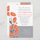 Invitation Papes rouges (Devant / Derrière)