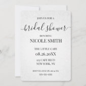 Invitation Papeterie de mariage calligraphiée texturée person (Devant)
