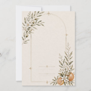 Invitation Papeterie de mariage romantique au vignoble