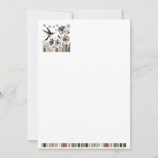 Invitation papeterie décorative (Devant)