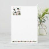 Invitation papeterie décorative (Debout devant)