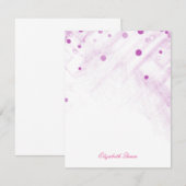 Invitation Papeterie d'invitation à points de paillettes de c (Devant / Derrière)