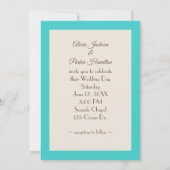 Invitation Papeterie mariage En Sable De Plage (Dos)