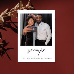 Invitation Papi, m'accompagneras-tu à l'autel ? Père