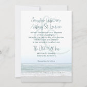 Invitation Papier à feutre Mariage de mer défraîchi (Devant)