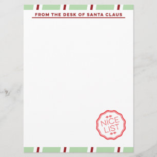 Invitation Papier à lettres Holiday North Pôle