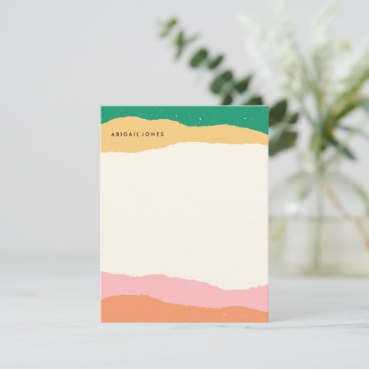 Invitation Papier à lettres - Pamplemousse (Debout devant)