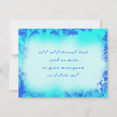 INVITATION PAPIER À LINÉATURE 2 BAHAMAS RSVP (Dos)