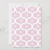 Invitation Papier à papier à scandale Confetti Lace Retro Ros (Devant)