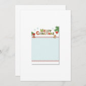 Invitation Papier d'invitation de papeterie de Noël (Devant / Derrière)