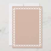 Invitation Papier mexicain Picado Boho Barro Fête des mariées (Dos)