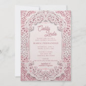 Invitation Papier mexicain Picado Cielito Lindo Baby shower (Devant)