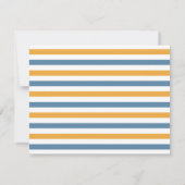 Invitation Papier Nautique Bateau Monogramme Drapeau Papeteri (Dos)