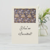 Invitation Papier peint floral Arts Crafts de William Morris  (Debout devant)