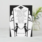 Invitation Papiers Art déco (Debout devant)