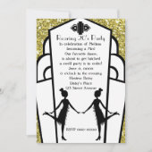 Invitation Papiers Art déco (Devant)