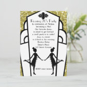 Invitation Papiers Art déco (Debout devant)