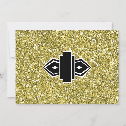 Invitation Papiers Art déco (Dos)