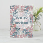 Invitation Papiers Cadeaux Abstraits 8 (Debout devant)