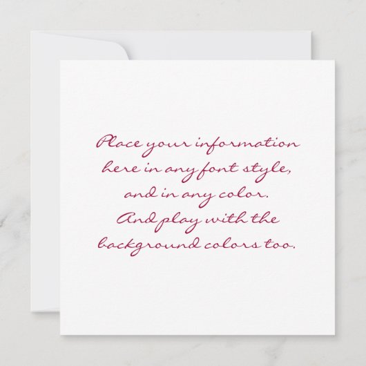 Invitation Papiers Français (Dos)