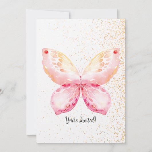 Invitation papillon (Dos)