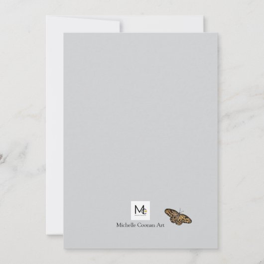 Invitation Papillon (Dos)