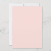 Invitation Papillon Boho rose 1er anniversaire (Dos)